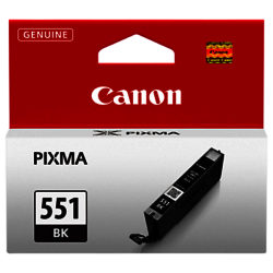 Canon CLI-551BK Inkjet Cartridge, Black